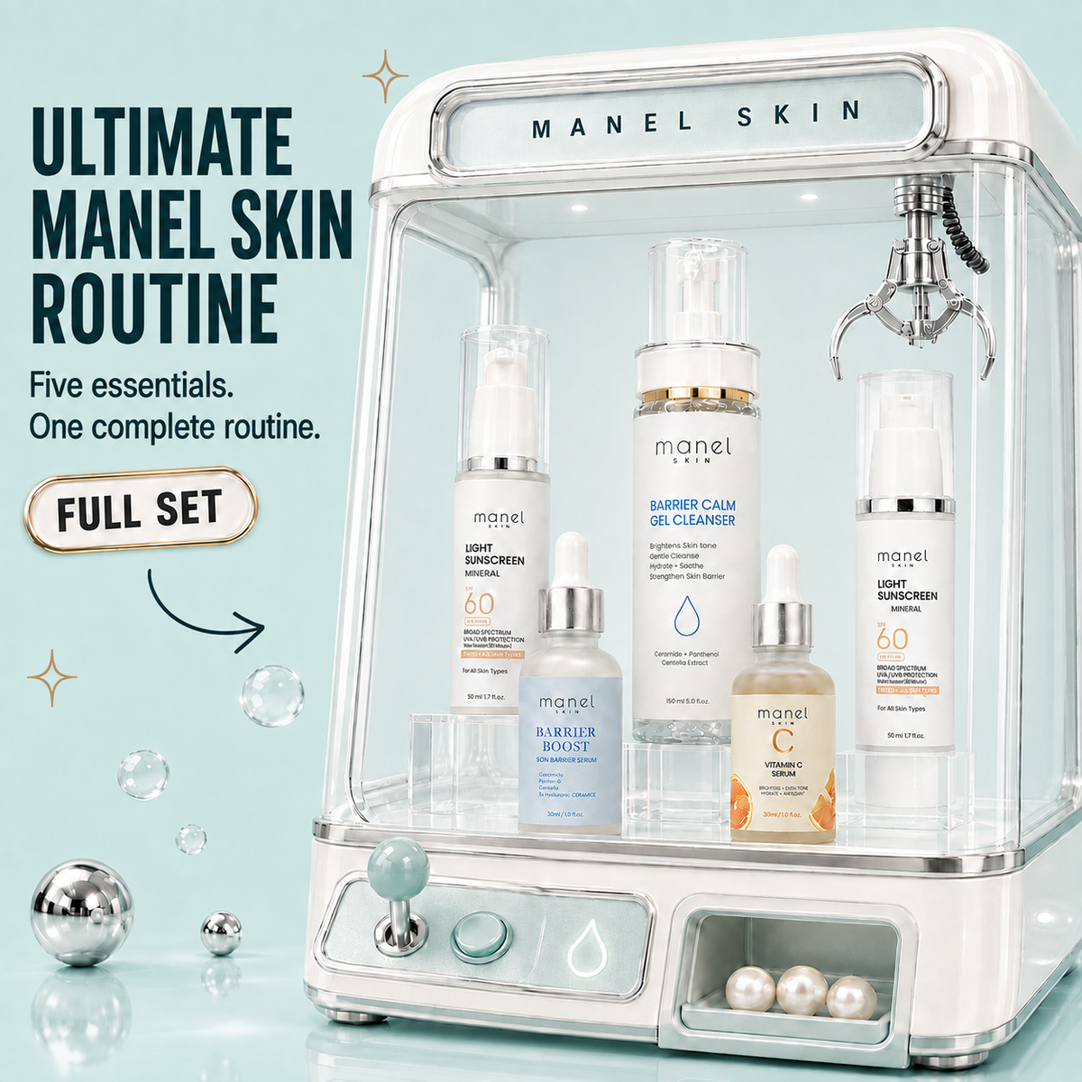 Manel Skin Complete Routine | 5-Step Skincare Set