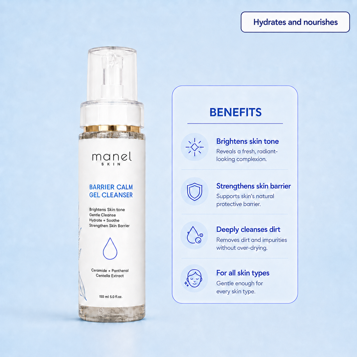 Barrier Calm Gel Cleanser | Hydrating & Soothing Facial Cleanser