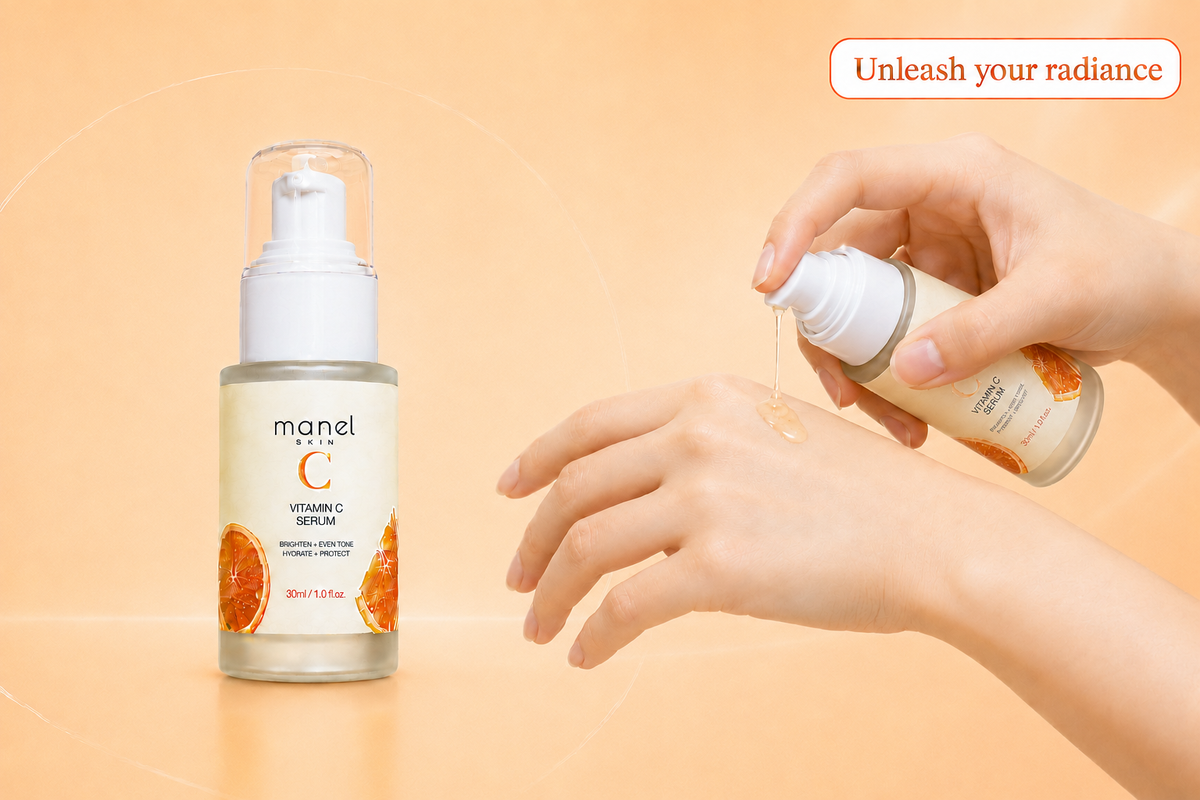 Vitamin C + Hyaluronic Acid Serum | Brightening & Hydrating Face Serum