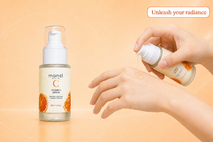 Vitamin C + Hyaluronic Acid Serum | Brightening & Hydrating Face Serum